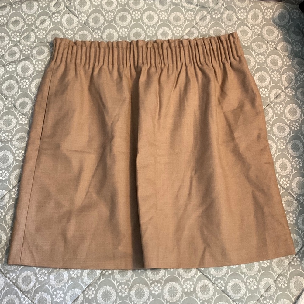 NWT J.Crew Tan Miniskirt with Pockets